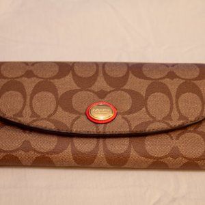 Coach Wallet - tan/brown - gently used